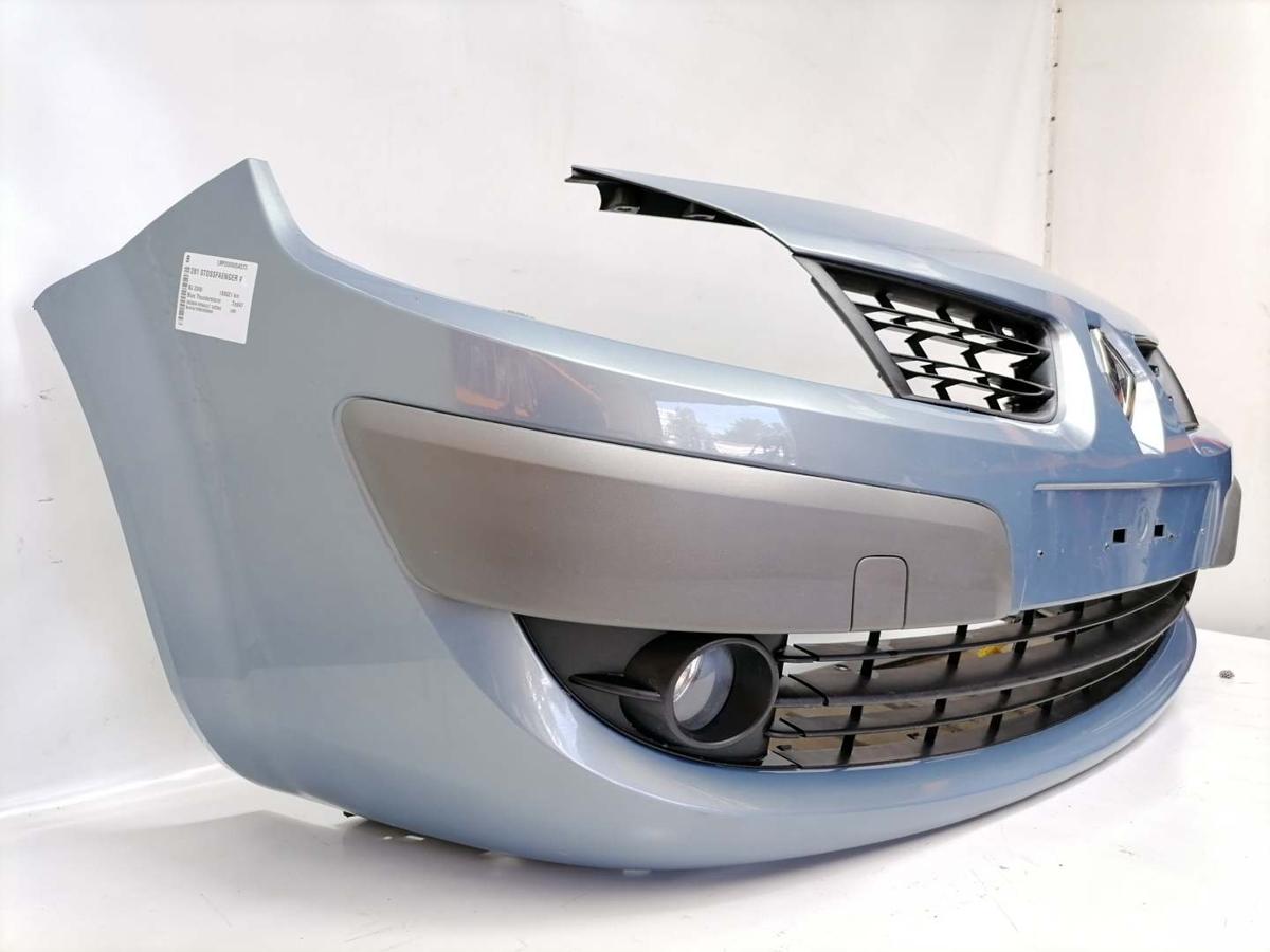 Renault Scenic 2 original Stoßstange Stossfänger vorn Blue Thunderstorm Ted47 Facelift Bj.2006
